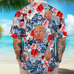 Custom Photo Funny Trump Hawaii Shirt TA29 62491