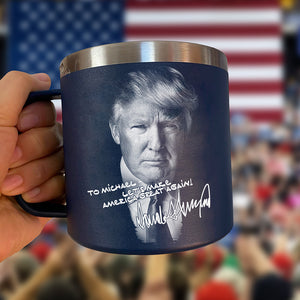 Custom Name President Donald Trump 14oz Mug TH10 62875