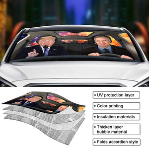 Custom Photo Trump Driver Sunshade N369 62609