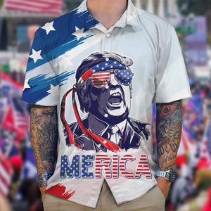 America Independence Day Trump Hawaii Shirt TH10 N304 62677