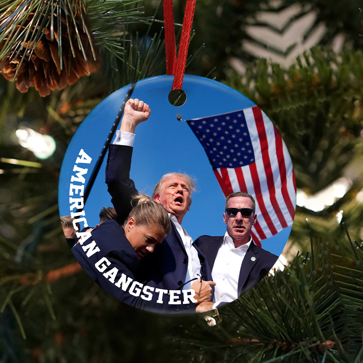 American Gangster Trump Ceramic Ornament DM01 63219