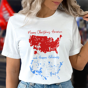 Merry Christmas To America, And Happy Holidays Bright Shirt HA75 63986