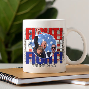 Donald Trump 2024 Fi**t Fi**t Fi**t White Mug HO82 63070