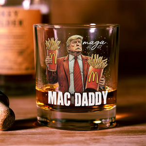 Mac Daddy Trump Fun Unique Whisky Glass For Trump Fan LM32 63827