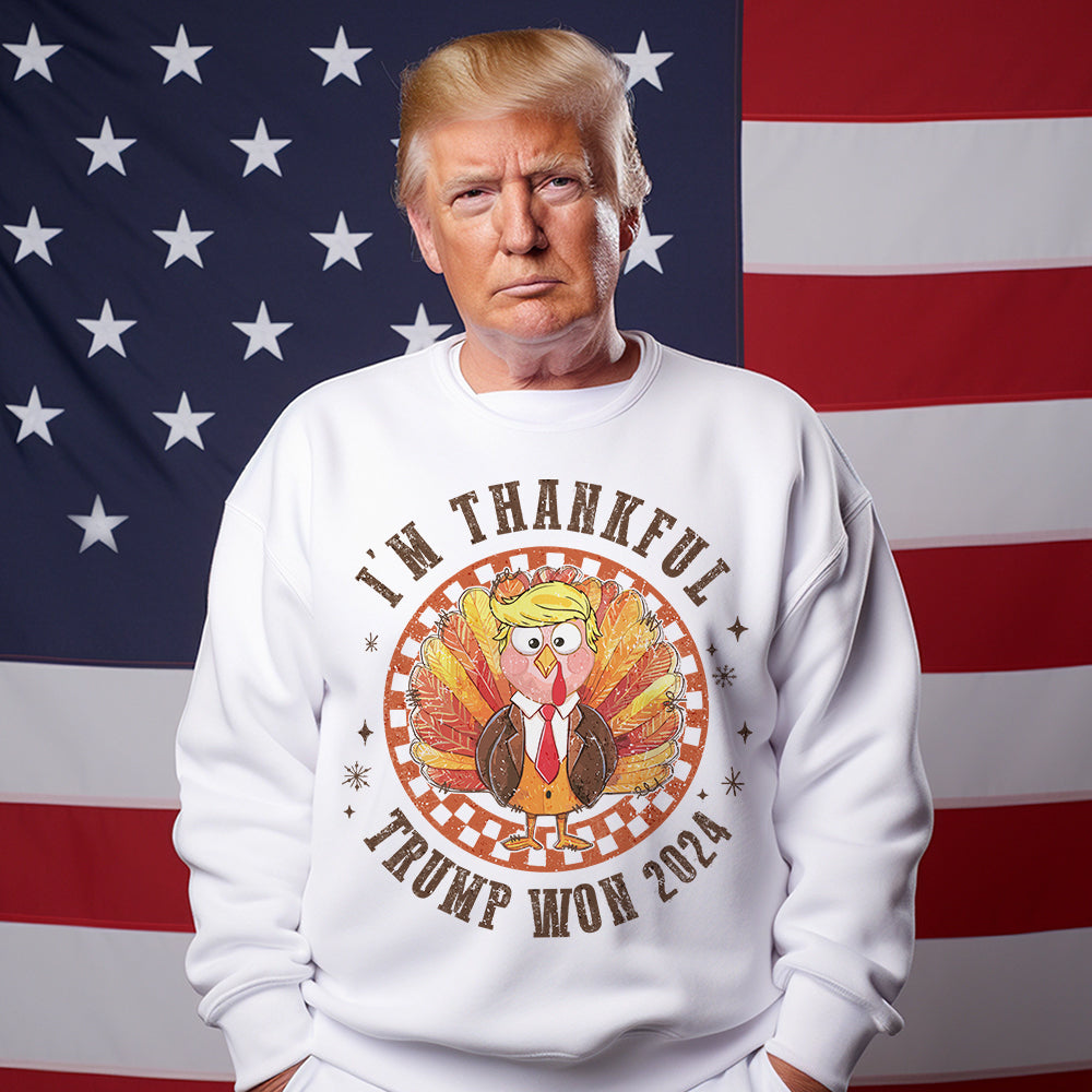 I'm Thankful Trump Won 2024 Bright Shirt HO82 65472