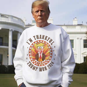 I'm Thankful Trump Won 2024 Bright Shirt HO82 65472